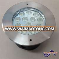 IP68 stainless steel warm white 12W underwater light